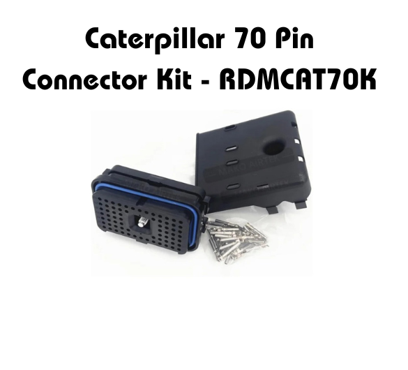 Caterpillar 70 Pin Connector Kit - RDMCAT70K with components including connector, housing, and pins